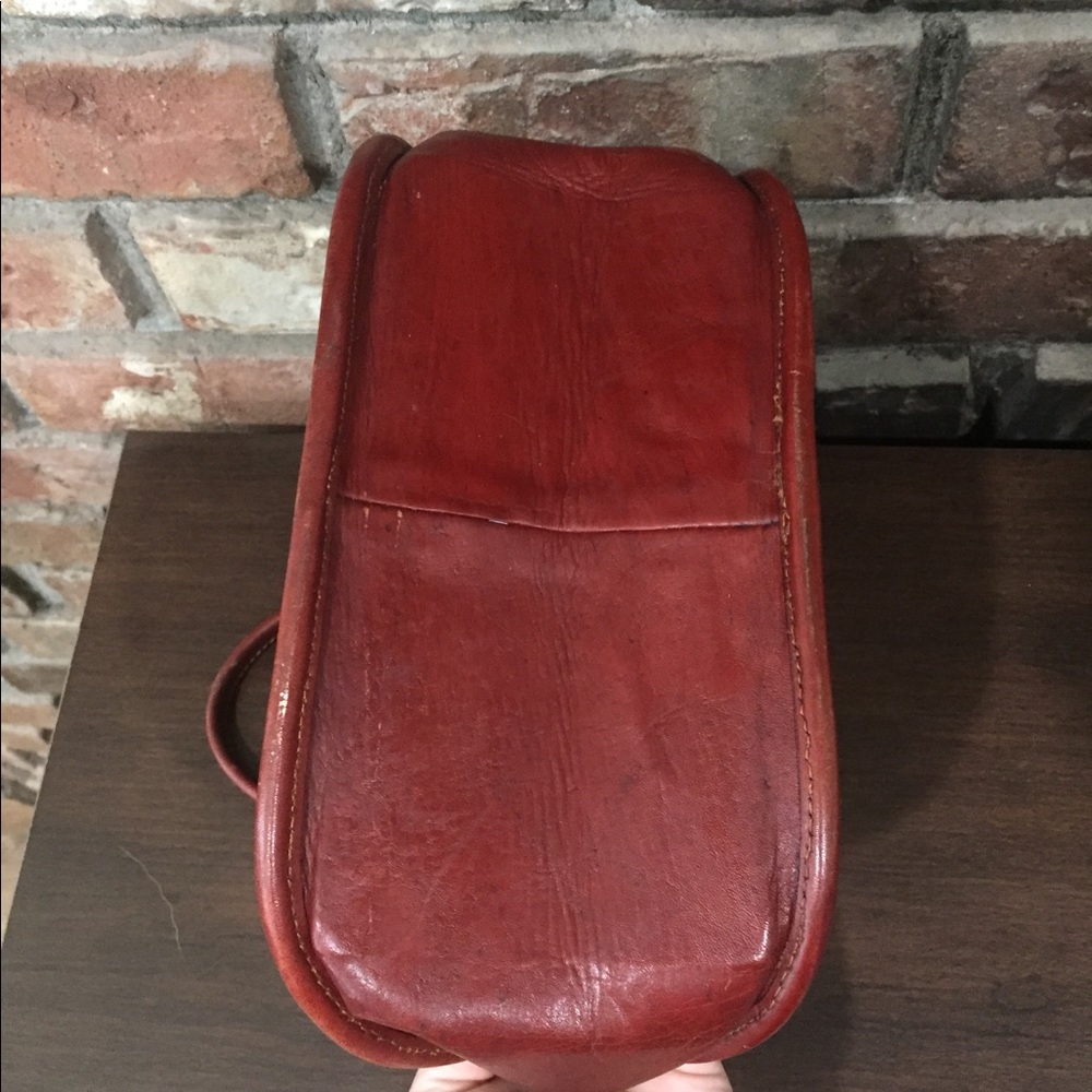 American West Handmade rich red Leather Purse - Picture 6 of 8